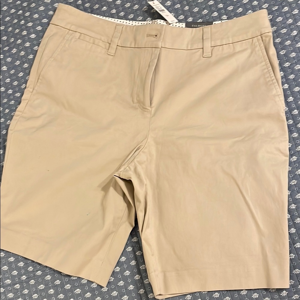 NWT Talbots Bermuda Women's Tan Shorts, size 10P